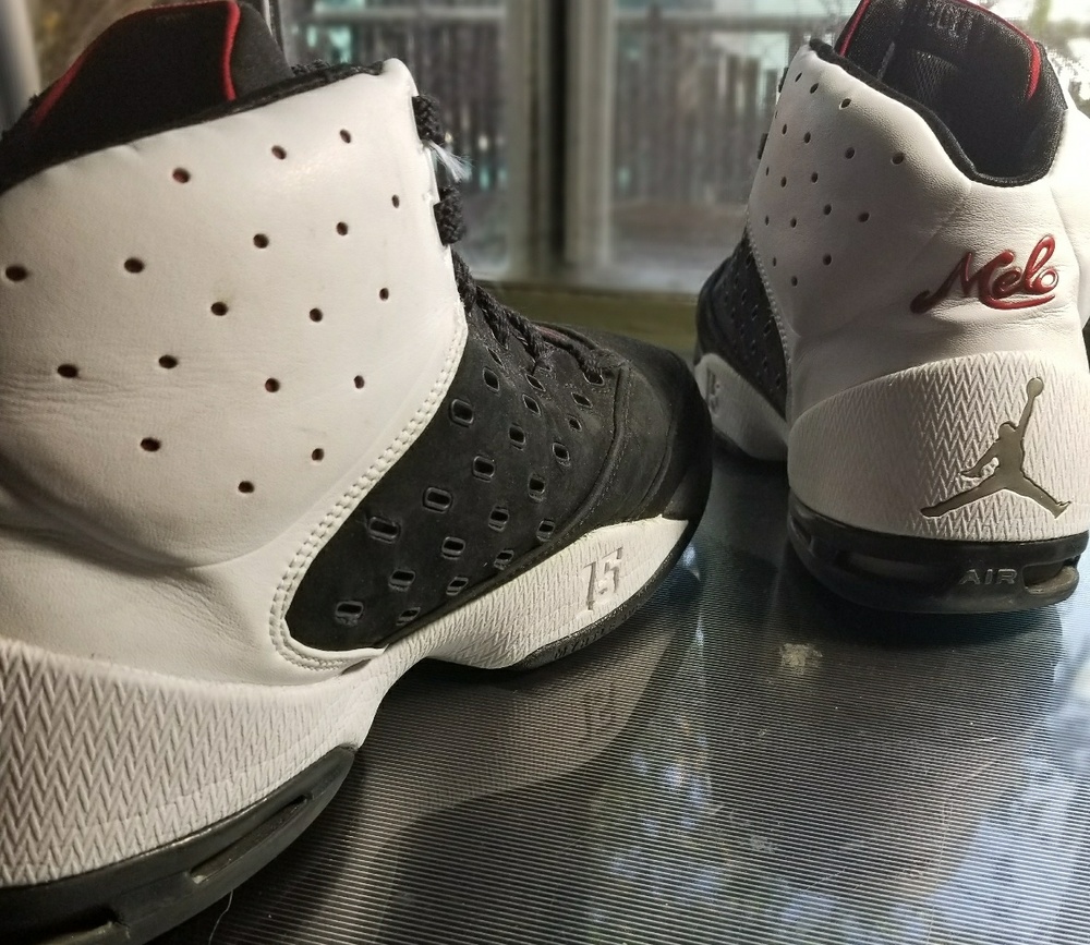 AirJordan Melo 5.5 (Black Varsity Red White)